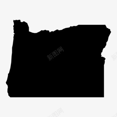 美国俄勒冈州图标图标