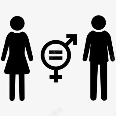 两性平等人权权利图标图标