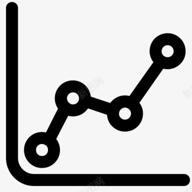 抽象图展示图表数据报告增长图图标图标