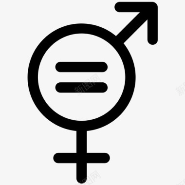 两性平等权利图标图标