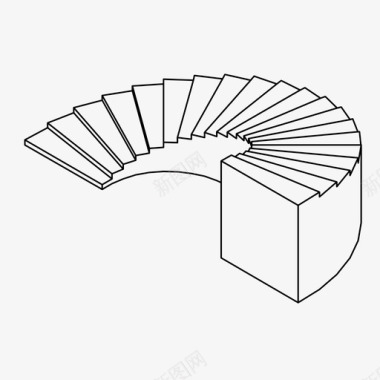 小升螺旋楼梯上升楼梯图标图标