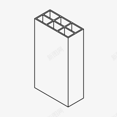 牛腩块砖建筑陶瓷块图标图标