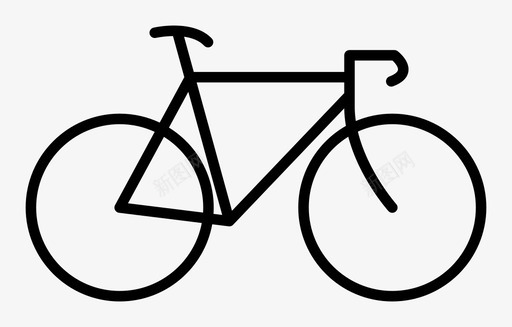 自行车赛车图标图标
