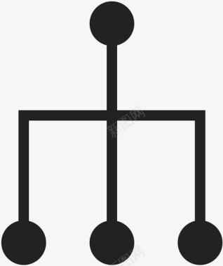 建立连接层次结构图表连接图标图标