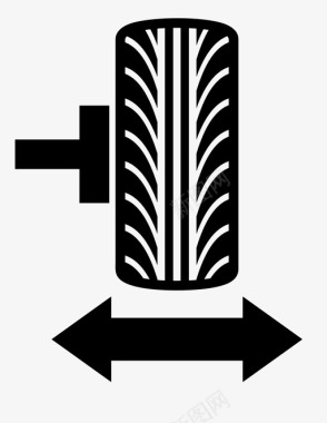 轮胎标志轮胎宽度汽车图标图标