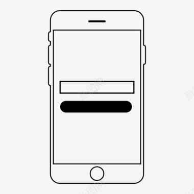 移动产品页面应用程序iphone图标图标