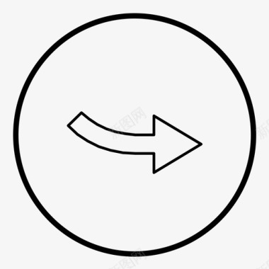 白色禁止符号箭头箭头符号方向图标图标
