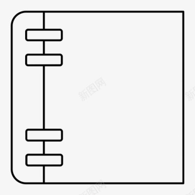 四季面馆笔记本教育笔记图标图标