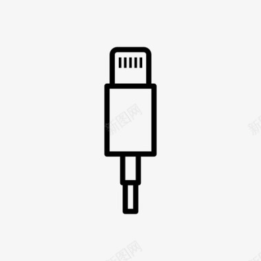 iphone线苹果充电器图标图标