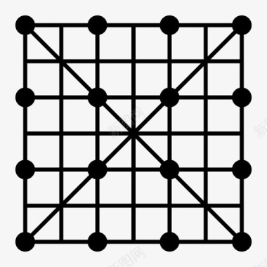 六角网格图案网格图案和网格图标图标
