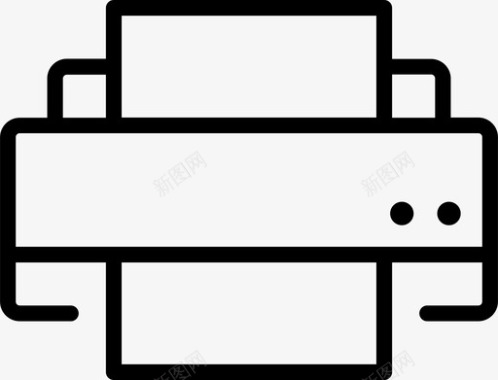 打印设计打印机设备用户界面图标图标