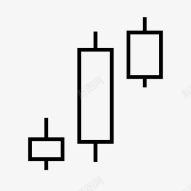 烛台图买入金融图标图标