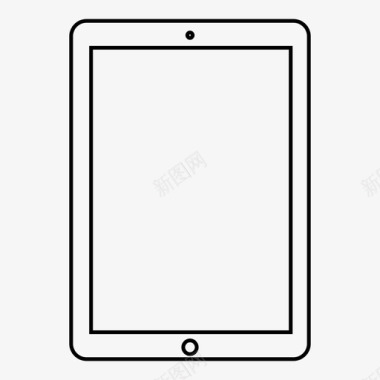 ipad免扣实物图平板电脑ipad技术图标图标