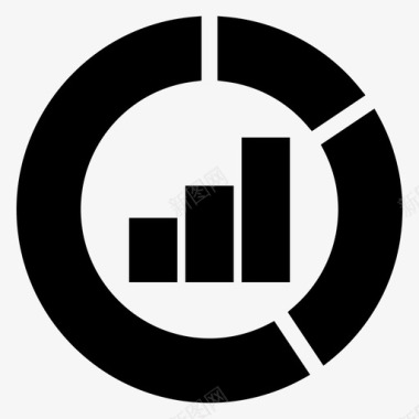 驾照信息条形图分析业务图标图标