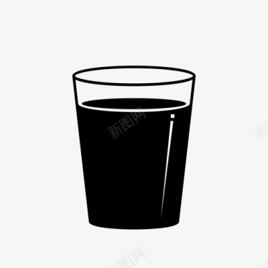 玻璃杯可乐饮料图标图标