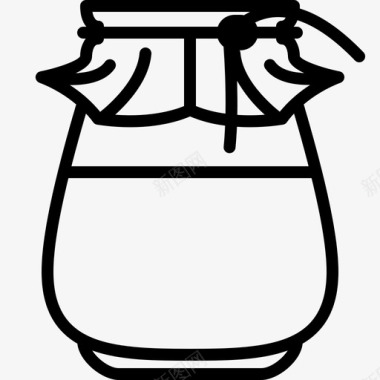 枇杷蜂蜜天然蜂蜜玻璃养蜂健康图标图标