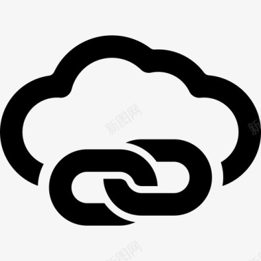 互联网网络云计算链接2图标图标