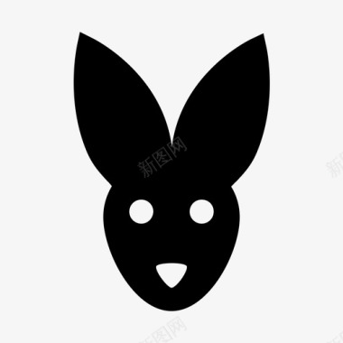 兔子动物野兔图标图标