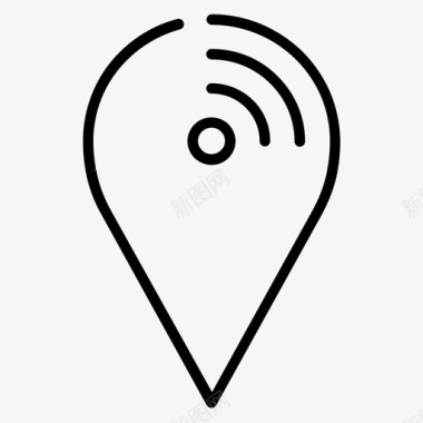 wifi互联网热点互联网信号图标图标