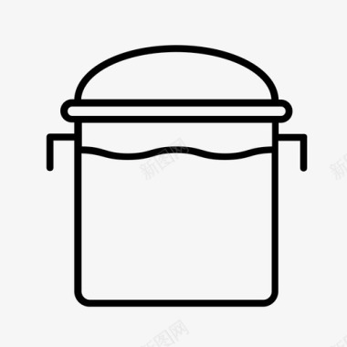 锅汤炖图标图标