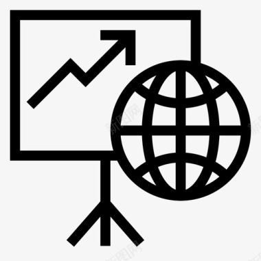 搜索引擎优化分析地球全球图标图标