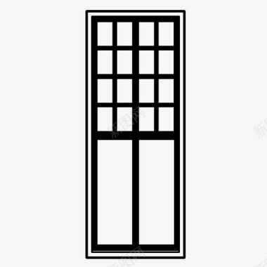 窗口窗口框架玻璃窗图标图标
