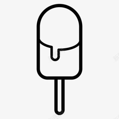 甜品冰棒食物冰淇淋图标图标
