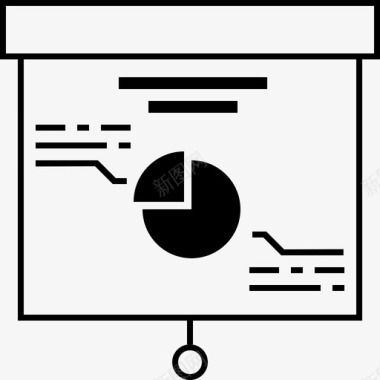 文本信息幻灯片上的演示文稿业务图信息图图标图标