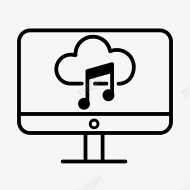 云音乐云音乐电脑屏幕显示器图标图标