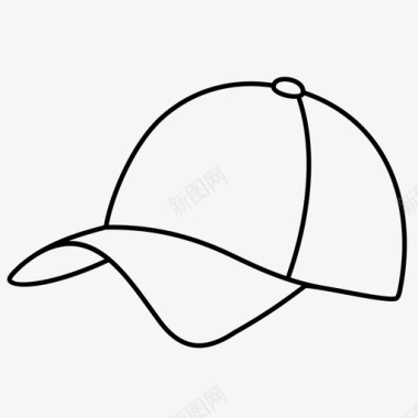 帽子棒球帽图标图标