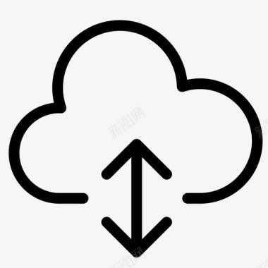 云传输云数据库服务器图标图标