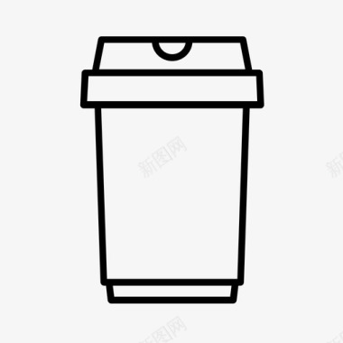 咖啡杯咖啡师咖啡因图标图标
