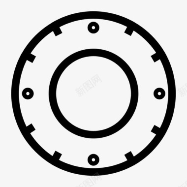 汽车轮子汽车轮胎轮辋图标图标