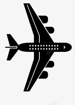 航空主题飞机空中客车航空图标高清图片