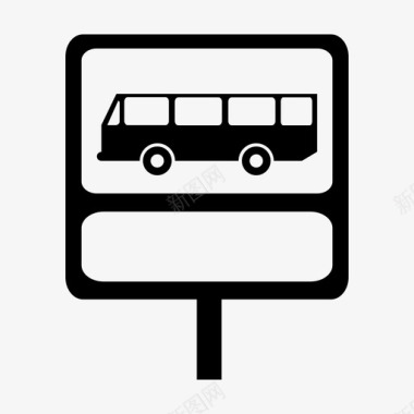 交通图标公共汽车站位置交通图标图标
