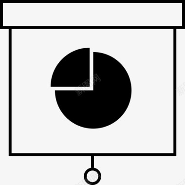 幻灯片上的演示文稿业务图信息图图标图标