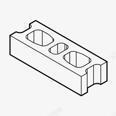 一堆砖砖建筑陶瓷块图标图标