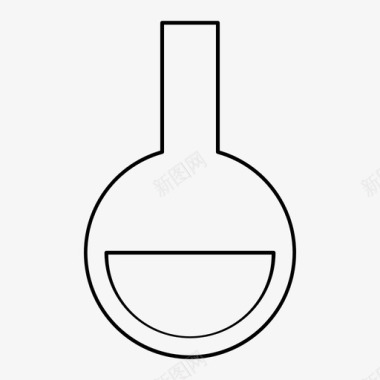 选择科学佛罗伦萨烧瓶化学实验室图标图标