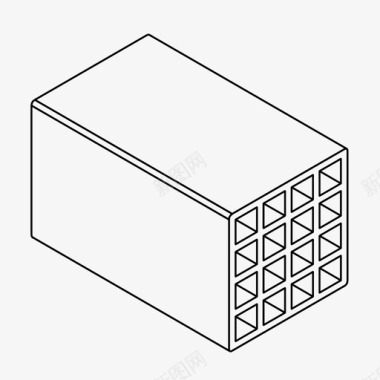 陶瓷煲砖建筑陶瓷块图标图标