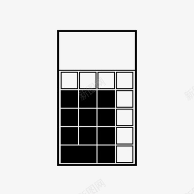 计算器应用程序算术数学图标图标