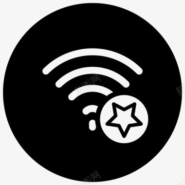 灯星星最爱的wifi星星图标图标