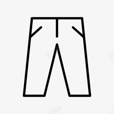 牛仔裤腿裤子图标图标