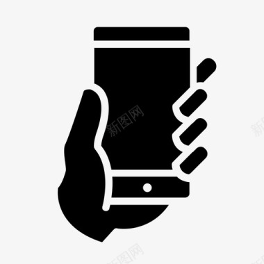 智能手机手手势图标图标