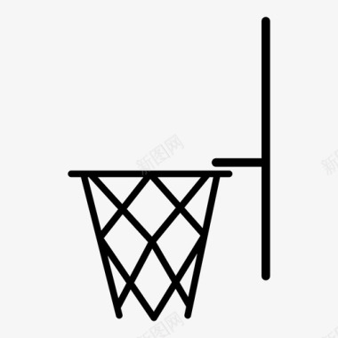 篮球圈体育图标图标