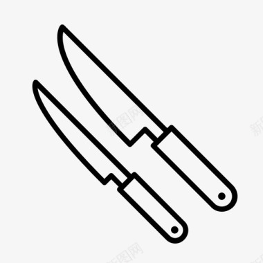 刀雕刻刀厨师图标图标