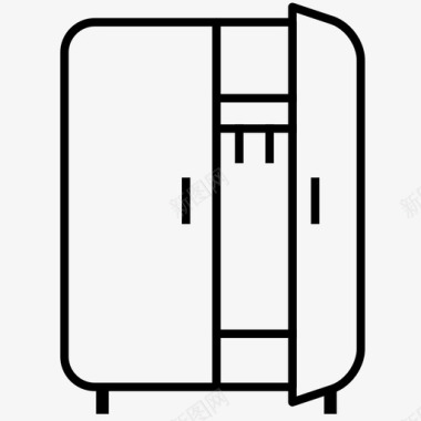 衣柜碗柜橱柜图标图标
