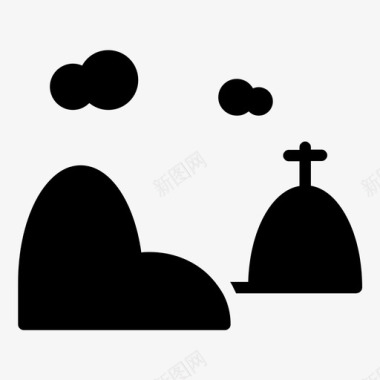 里约热内卢巴西基督图标图标