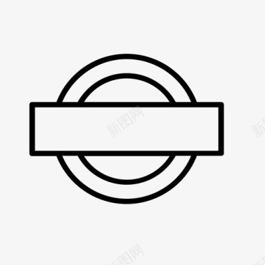 地下标志伦敦交通图标图标