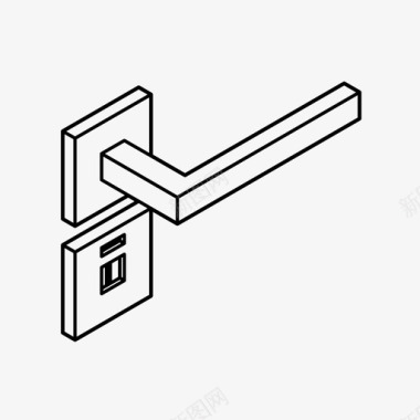 关门门把手关门回家图标图标