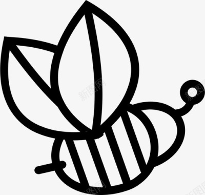 有机蜂蜜大黄蜂纯净图标图标